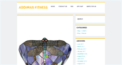 Desktop Screenshot of addimax-fitness.com