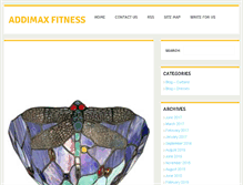 Tablet Screenshot of addimax-fitness.com